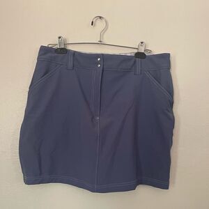 TOMMY ARMOUR Size 14 Blue Golf Skort Shorts Moisture Wicking Dri-Logic